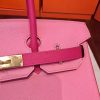 Hermes Pink Espom Horseshoe Brikin 30cm Handmade Bag - Image 8