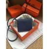 Hermes Sapphire Clic 16 Wallet With Strap - Image 2