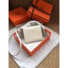 Hermes White Clic 16 Wallet With Strap - Image 5