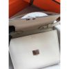 Hermes White Clic 16 Wallet With Strap - Image 6