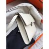 Hermes White Clic 16 Wallet With Strap - Image 8