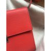 Hermes Red Clic 16 Wallet With Strap - Image 3