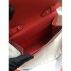 Hermes Red Clic 16 Wallet With Strap - Image 4