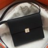 Hermes Black Clic 16 Wallet With Strap - Image 6