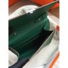Hermes Green Clic 16 Wallet With Strap - Image 3