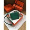 Hermes Green Clic 16 Wallet With Strap - Image 4