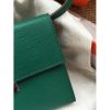 Hermes Green Clic 16 Wallet With Strap - Image 5