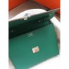 Hermes Green Clic 16 Wallet With Strap - Image 6