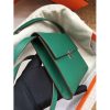Hermes Green Clic 16 Wallet With Strap - Image 7