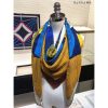 Hermes Yellow Jeu des Omnibus Remix Shawl 140 - Image 5