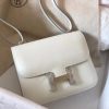 Hermes Mini Constance 18cm White Epsom Bag - Image 5