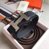 Hermes Constance Belt Buckle & Black Clemence 38 MM Strap - Image 5
