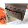 Hermes Bicolor Dogon Duo Wallet In Black/Taupe Leather - Image 8