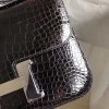 Hermes Constance 24cm Black Porosus Crocodile - Image 2
