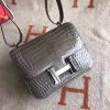 Hermes Constance 24cm Grey Porosus Crocodile - Image 2