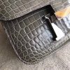 Hermes Constance 24cm Grey Porosus Crocodile - Image 7