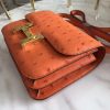 Hermes Mini Constance 18cm Orange Ostrich Leather - Image 6