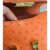 Hermes Mini Constance 18cm Orange Ostrich Leather - Image 9