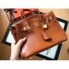 Hermes Gold Swift Birkin 30cm Handmade Bag - Image 4