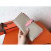 Hermes Bi-Color Epsom Bearn Wallet Grey/Pink - Image 2
