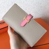 Hermes Bi-Color Epsom Bearn Wallet Grey/Pink - Image 3
