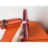 Hermes Bi-Color Epsom Bearn Wallet Grey/Pink - Image 4