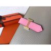 Hermes Bi-Color Epsom Bearn Wallet Grey/Pink - Image 8