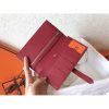 Hermes Bi-Color Epsom Bearn Wallet Black/Ruby - Image 4
