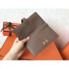 Hermes Taupe Clemence Bearn Gusset Wallet - Image 9