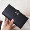 Hermes Black Epsom Bearn Gusset Wallet - Image 2