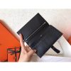 Hermes Black Epsom Bearn Gusset Wallet - Image 6