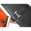 Hermes Black Epsom Bearn Gusset Wallet - Image 7