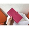 Hermes Peach Epsom Bearn Gusset Wallet - Image 3