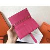 Hermes Peach Epsom Bearn Gusset Wallet - Image 4