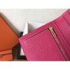 Hermes Peach Epsom Bearn Gusset Wallet - Image 8