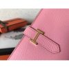 Hermes Pink Epsom Bearn Gusset Wallet - Image 2