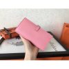 Hermes Pink Epsom Bearn Gusset Wallet - Image 7