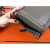 Hermes Taupe Epsom Bearn Gusset Wallet - Image 2