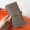 Hermes Taupe Epsom Bearn Gusset Wallet - Image 4