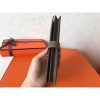 Hermes Taupe Epsom Bearn Gusset Wallet - Image 6