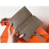 Hermes Taupe Epsom Bearn Gusset Wallet - Image 9