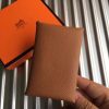 Hermes Brown Epsom Calvi Card Holder - Image 3