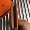 Hermes Brown Epsom Calvi Card Holder - Image 4