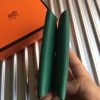 Hermes Green Epsom Calvi Card Holder - Image 2