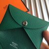 Hermes Green Epsom Calvi Card Holder - Image 6