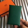 Hermes Green Epsom Calvi Card Holder - Image 7
