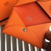 Hermes Orange Epsom Calvi Card Holder - Image 7
