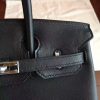 Hermes Black Swift Birkin 30cm Handmade Bag - Image 8