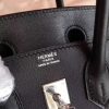 Hermes Black Swift Birkin 30cm Handmade Bag - Image 9