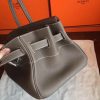 Hermes Grey JPG Shoulder Birkin 42cm Bag - Image 7